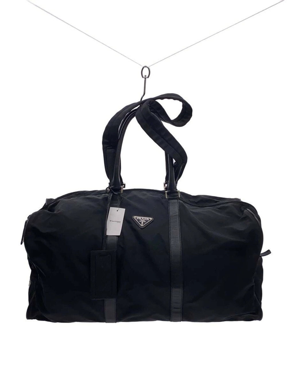 Prada Tessuto Boston Bag Black